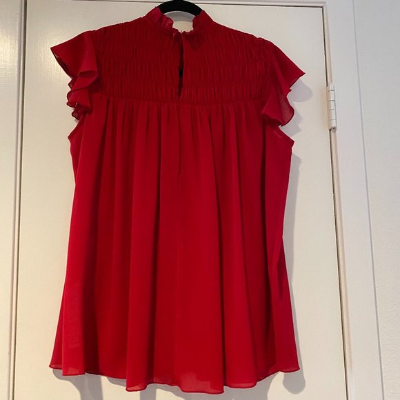 Zara shirred high neck blouse - Picture 5 of 5